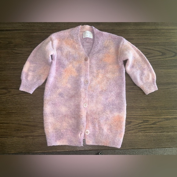 Zara Pink and Orange Women's Cardigan - Picture 1 of 6